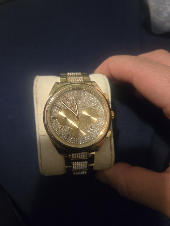 Other - Michael Kors Gold Chronograph Gemmed Quartz Luxury Wristwatch Analog